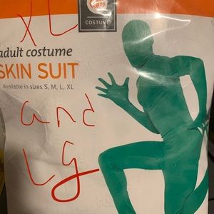 Halloween costume fox tail $25 or green skin suit $25